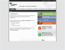 Tablet Screenshot of eco-climat.com